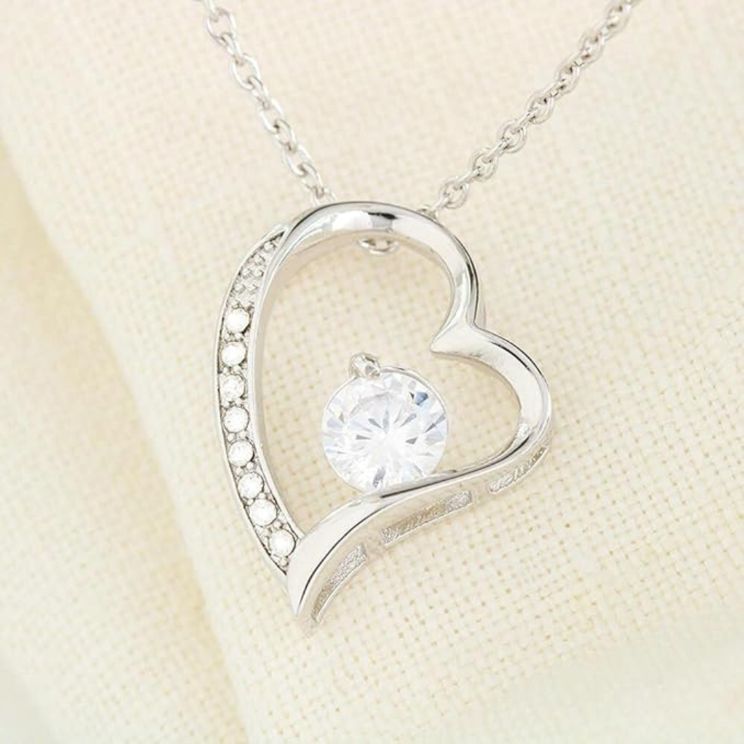 Colgante corazón circonita + CAJA DELUXE
