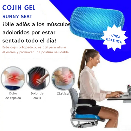 Cojín de gel - SUNNY SEAT (+ FUNDA GRATIS)