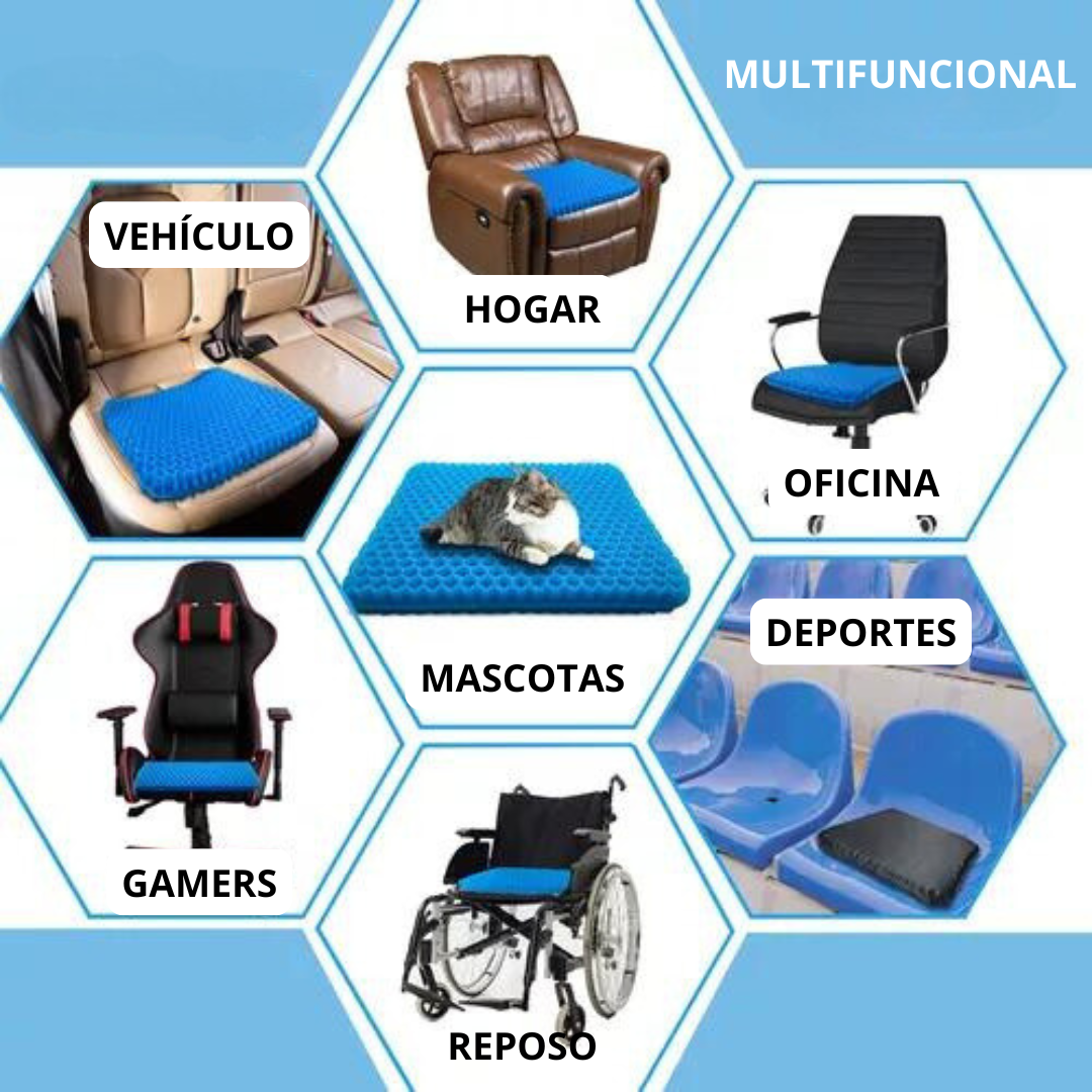 Cojín de gel - SUNNY SEAT (+ FUNDA GRATIS)