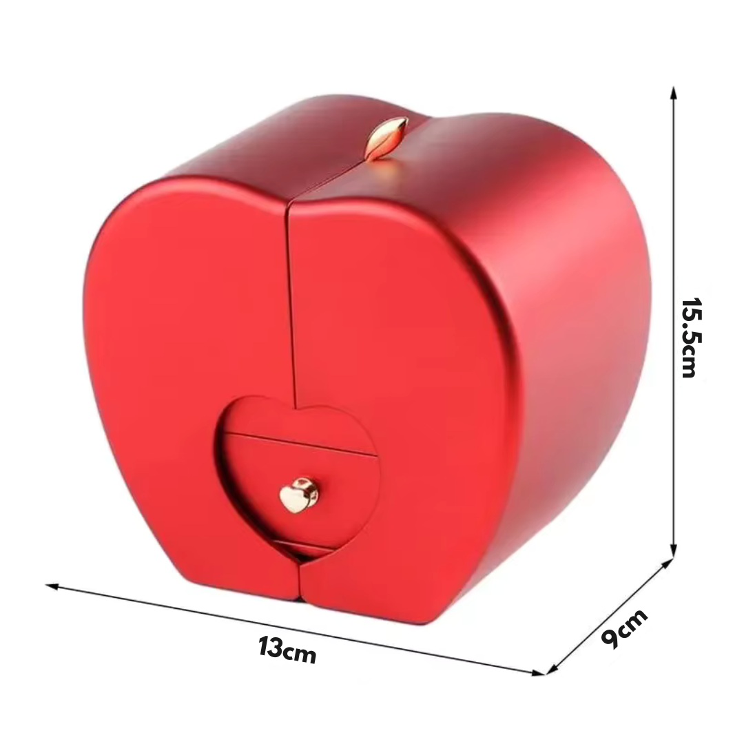 Colgante amor 100 idiomas + CAJA ROSA PRESERVADA