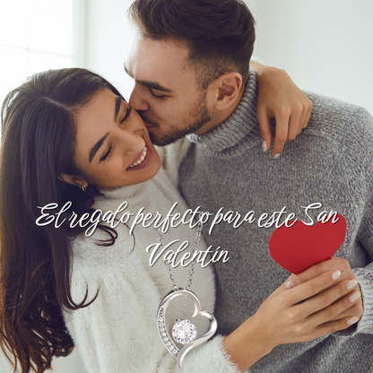 Colgante corazón circonita + CAJA DELUXE