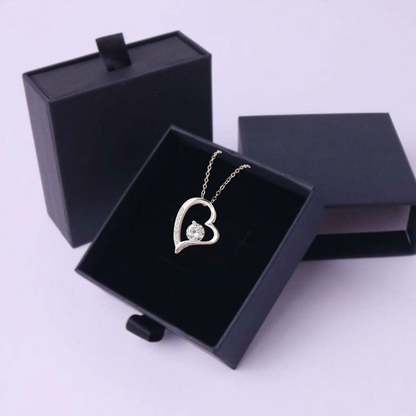 Colgante corazón circonita + CAJA DELUXE